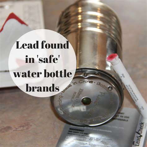 water bottle lead test|lead in tumbler water bottle.